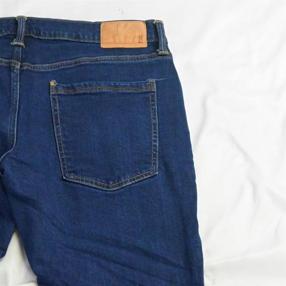 Mutual Weave 36 x 29 The Slim Dark Wash Flex Denim Jeans - Picture 5 of 7